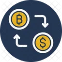 Bitcoin Currency Exchange Bitcoin Exchange Bitcoin Trading Platform Icon