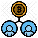 Bitcoin Customer Bitcoin Trader Bitcoin Partner Icône