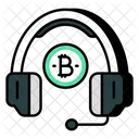 Bitcoin Customer Service Cryptocurrency Crypto Customer Service Icon