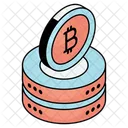 Dados bitcoin  Ícone