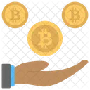 Bitcoin-Darlehen  Symbol