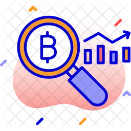 Bitcoin data analytics  Icon