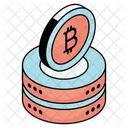 Bitcoin Data Bitcoin Datacenter Bitcoin Database Icon