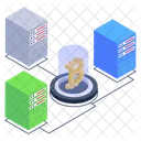 Bitcoin Data Servers  Icon