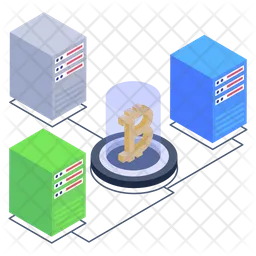 Bitcoin Data Servers  Icon