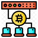 Bitcoin Data Sharing Data Sharing Data Transfer Icon