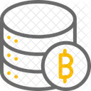Bitcoin Database Bitcoin Cryptocurrency Icon