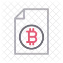 Bitcoin-Datei  Symbol