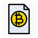 Bitcoin-Datei  Symbol