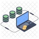 Bitcoin-Datenbankserver  Symbol