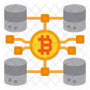 Bitcoin-Datenspeicher  Symbol