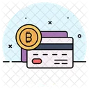 Bitcoin Debit Credit Icon
