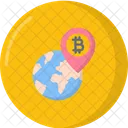 Bitcoin Decentralization Blockchain Technology Icon