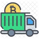 Bitcoin Delivery Transaction Icon
