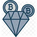 Bitcoin Diamond Icon