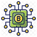 Bitcoins digitales  Icono