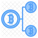 Bitcoin Digital Red Banco Icon