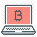 Bitcoins digitales  Icono