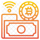 Bitcoins digitales  Icon