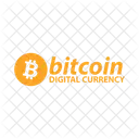Bitcoin digital currency logo  Icon