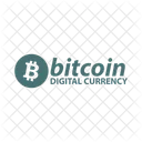 Bitcoin digital currency logo  Icon