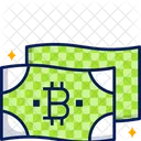 Dinheiro Bitcoin  Ícone