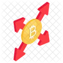 Bitcoin Directions Cryptocurrency Directions Crypto Icon