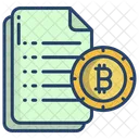 Bitcoin Document Bitcoin Paper Bitcoin File Icon