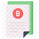 Bitcoin document  Icon