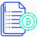 Bitcoin Document Bitcoin Paper Bitcoin File Icon