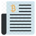 Bitcoin Dokument BTC Dokument Bitcoin Dokumente Symbol