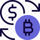 Bitcoin Dollar Exchange  Icon