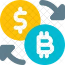 Bitcoin Dollar Exchange  Icon
