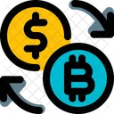 Bitcoin Dollar Exchange Icon