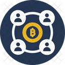 Bitcoin-Doppelausgaben  Symbol