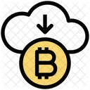 Bitcoin Down Cloud Computing Download Icon
