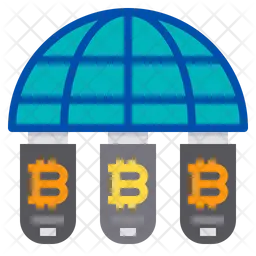 Bitcoin Drive  Icon
