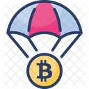 Bitcoin Drop Icon