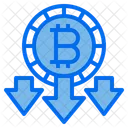 Bitcoin Drop  Icon