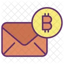 E Mail E Mail Bitcoin Courrier Bitcoin Icône