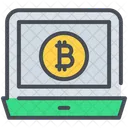 Bitcoin Earnings Electronic Money Online Bitcoin Payments Icon