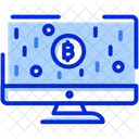 Bitcoin Earnings Electronic Money Online Bitcoin Payments Icon