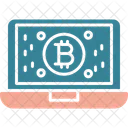 Electronic Money Online Cryptocurrency Online Bitcoin Payments Icon