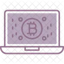 Electronic Money Online Cryptocurrency Online Bitcoin Payments Icon