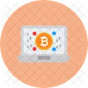 Electronic Money Online Cryptocurrency Online Bitcoin Payments Icon