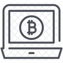 Bitcoin Earnings Electronic Money Online Bitcoin Payments Icon