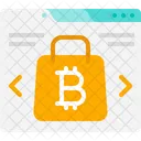Bitcoin Ecommerce Ecommerce Website Icon
