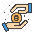 Bitcoin-Einkommen  Symbol