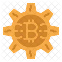 Bitcoin-Einstellung  Symbol