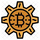 Bitcoin-Einstellung  Symbol